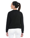 FC Front White Print Black Fleece Sweatshirt 10049