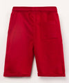 PLM Plain Maroon Terry Shorts 8808