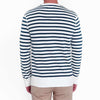 EU White Blue Sailor Stripe Sweatshirt 433