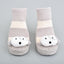 XB White Pointer Face Grey Socks Booties 2727