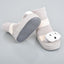 XB White Pointer Face Grey Socks Booties 2727
