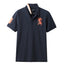 GRG Dragon Navy Blue Cotton Pique Polo 7388