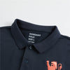 GRG Dragon Navy Blue Cotton Pique Polo 7388