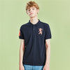 GRG Dragon Navy Blue Cotton Pique Polo 7388