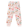 FTR Fox & Animal Print Light Weight Pink Trouser 4134