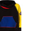 5.10.15 Colorful Black High Neck Sweatshirt 665