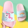 XINZL Pastel Blue Unicorn Slippers 2657