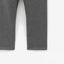 ZR Front Button With Back Pocket Dark Grey Legging 3107