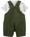 CRT Fox & Lion Grey & Green 2 Piece Set 4117