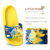 K.Bear I Love Fly Helicopter Super Soft Yellow Slippers 4889