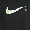 NK Green Logo Crew Neck Black Sweatshirt 7964