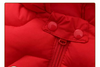HT Bear Face Red Puffer Jacket 7554