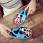 DS Red Mickey Sky Blue Slippers 3283