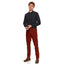 SPL Burgundy Slim fit Cotton Chino With Belt 9547