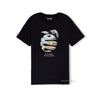 P&B Apple Print Black T-Shirt