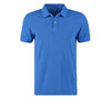 GAP Solid Azure Blue Pique Polo Shirt (Label Removed)