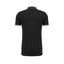 TS Mens Black Short Sleeve Zip Placket Polo