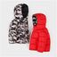 YG Kids Double Side Camo & Red Puffer Jacket 9958