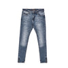 ZR Zip Bottom Denim Blue Skinny Fit