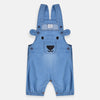 TAO Bear Face Cotton Mid Blue Short Dungaree 3808