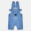 TAO Bear Face Cotton Mid Blue Short Dungaree 3808