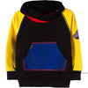 5.10.15 Colorful Black High Neck Sweatshirt 665