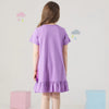 Night Glow Frozen Anna & Elsa Purple Frock 9702
