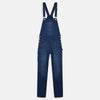WF Front Pocket Dark Blue Denim Dungaree 3972