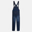 WF Front Zip Dark Blue Denim Skinny Dungaree 3971