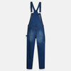 WF Front Pocket Mid Blue Denim Dungaree 3973
