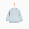 ZR Lion Print Sky Blue Sweatshirt