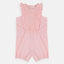 HM Front Lace & Frill Style Pink Sleeveless Jumpsuit 4073