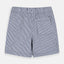 CRT Grey & White Stripe Shorts 3985