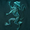 GRN 3D Lion Embroidery Green Polo