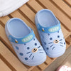 HFN Cat Face Sky Blue Slippers 3273