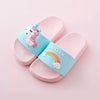 XINZL Pastel Blue Unicorn Slippers 2657