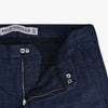 D&co Navy Blue Check Slim Stretch Chino 1771