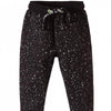 5.10.15 Digital Control Cord Dotted Black Fleece Trouser 14313