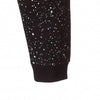 5.10.15 Digital Control Cord Dotted Black Fleece Trouser 14313