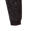 5.10.15 Digital Control Cord Dotted Black Fleece Trouser 14313