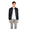 ZR Man Faux Leather Jacket Black