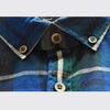 SPF Soft Cotton Custom Fit Blue Green Check Casual Shirt
