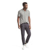 GAP Stripe Pique Polo Shirt Gray (Label Removed)