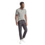 GAP Stripe Pique Polo Shirt Gray (Label Removed)