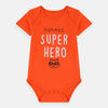 B.X Mommy Super Hero Orange Body Suit 4209