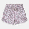 HM Tousle Cord Leopard Print White Bubble Shorts 4125