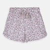 HM Tousle Cord Leopard Print White Bubble Shorts 4125