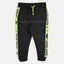 KK Side Green Stripe Dark Grey Fleece Trouser 7968