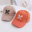 BOY Embroidered Soft Orange Cap 9202