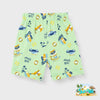 Chico Cute Island Surf Green Light Weight Shorts 10967